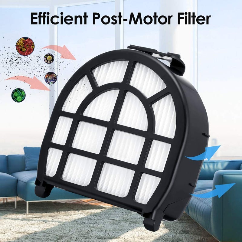 iSingo Shark LZ601 Filters Compatible with Shark APEX UpLight Lift-Away DuoClean with Self-Cleaning Brushroll Stick Vacuum LZ600, LZ601, LZ602, LZ602C, Compare to Part # XFFLZ600, (4+2+2) - Image 3